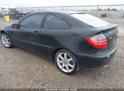 2002 MERCEDES-BENZ C-CLASS Black  Gasoline WDBRN47J82A263315 photo #4