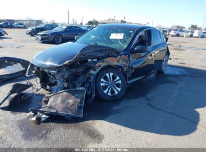 2015 HONDA ACCORD LX Black  Gasoline 1HGCR2F30FA253288 photo #3