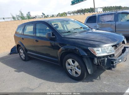 2013 DODGE JOURNEY AMERICAN VALUE PKG Black  Gasoline 3C4PDCAB5DT576180 photo #1