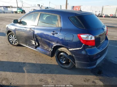 2010 TOYOTA MATRIX Blue  Gasoline 2T1KU4EE7A1380860 photo #3