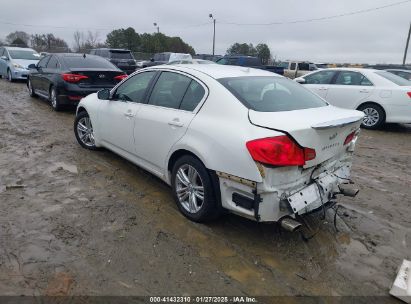 2012 INFINITI G37 X White  Gasoline JN1CV6AR9CM678941 photo #4