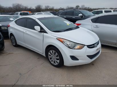 2012 HYUNDAI ELANTRA GLS White  Gasoline 5NPDH4AE4CH067381 photo #1