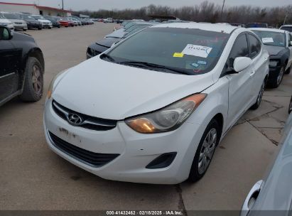 2012 HYUNDAI ELANTRA GLS White  Gasoline 5NPDH4AE4CH067381 photo #3