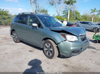 2017 SUBARU FORESTER 2.5I PREMIUM Green  Gasoline JF2SJAGC8HH537919 photo #1