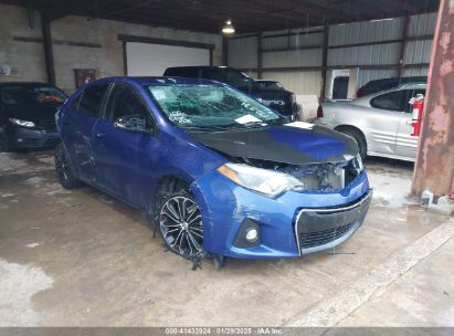 2014 TOYOTA COROLLA L/LE/LE PLS/PRM/S/S PLS Blue  Gasoline 5YFBURHE9EP172574 photo #1