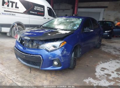 2014 TOYOTA COROLLA L/LE/LE PLS/PRM/S/S PLS Blue  Gasoline 5YFBURHE9EP172574 photo #3