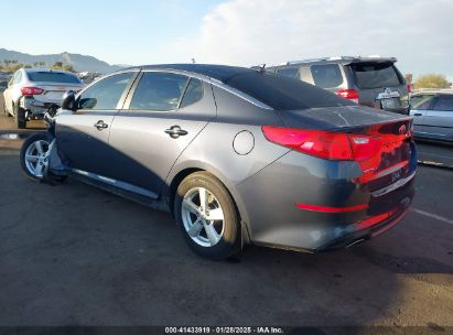 2015 KIA OPTIMA LX Blue  Gasoline KNAGM4A74F5570341 photo #4