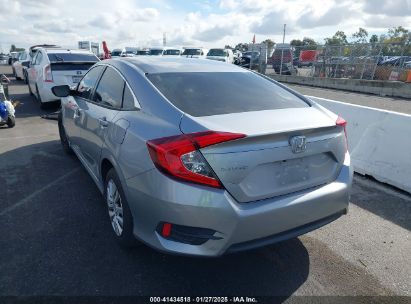 2018 HONDA CIVIC LX Silver  Gasoline 2HGFC2F50JH533173 photo #4