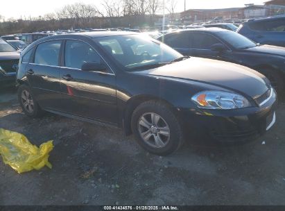 2014 CHEVROLET IMPALA LIMITED LS Black  Gasoline 2G1WA5E31E1163557 photo #1