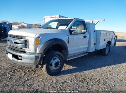 2017 FORD SUPER DUTY F-550 DRW XL White  Gasoline 1FDUF5GY1HEE37038 photo #3