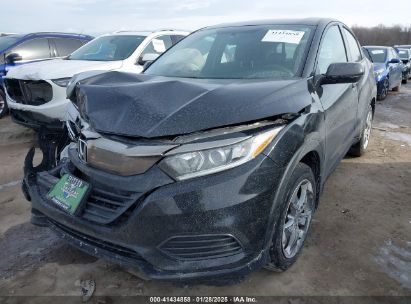 2019 HONDA HR-V LX Black  Gasoline 3CZRU6H3XKG707855 photo #3