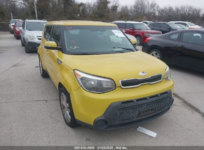 2014 KIA SOUL + Yellow  Gasoline KNDJP3A51E7044602 photo #1