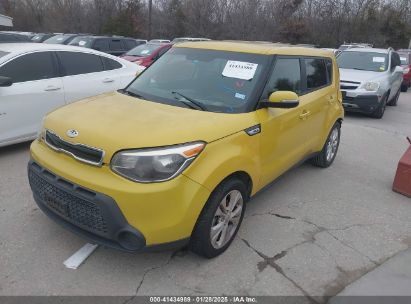 2014 KIA SOUL + Yellow  Gasoline KNDJP3A51E7044602 photo #3