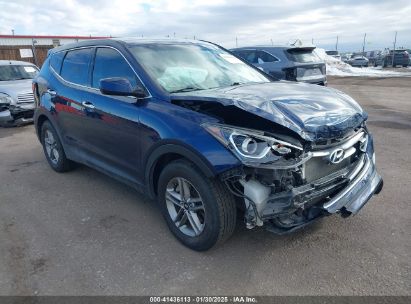 2018 HYUNDAI SANTA FE SPORT 2.4L Dark Blue  Gasoline 5XYZTDLB2JG554042 photo #1