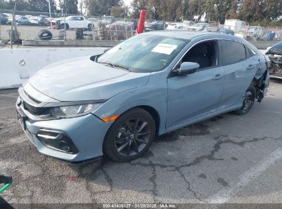 2021 HONDA CIVIC EX Gray  Gasoline SHHFK7H67MU426683 photo #3