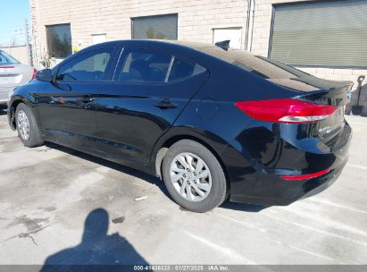 2017 HYUNDAI ELANTRA SE Black  Gasoline 5NPD74LF3HH166239 photo #4