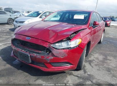 2018 FORD FUSION HYBRID SE Red  Hybrid 3FA6P0LU8JR227464 photo #3