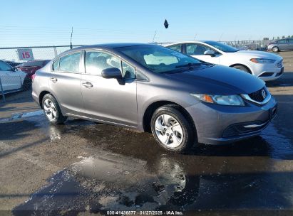 2015 HONDA CIVIC LX Gray  Gasoline 19XFB2F50FE242869 photo #1