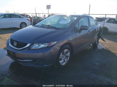 2015 HONDA CIVIC LX Gray  Gasoline 19XFB2F50FE242869 photo #3