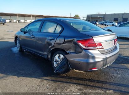 2015 HONDA CIVIC LX Gray  Gasoline 19XFB2F50FE242869 photo #4