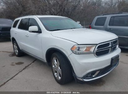 2014 DODGE DURANGO LIMITED White  Flexible Fuel 1C4RDJDG3EC358076 photo #1