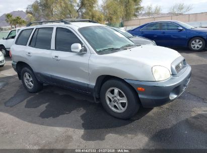 2002 HYUNDAI SANTA FE GLS/LX Silver  Gasoline KM8SC13D62U322962 photo #1