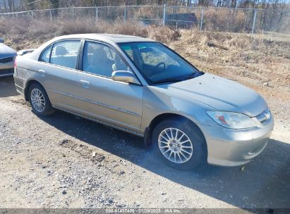 2005 HONDA CIVIC EX Silver  Gasoline 2HGES26785H552978 photo #1