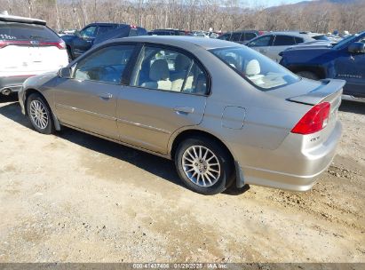 2005 HONDA CIVIC EX Silver  Gasoline 2HGES26785H552978 photo #4