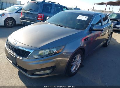 2013 KIA OPTIMA LX Gray  gas 5XXGM4A77DG148236 photo #3