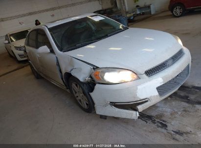 2014 CHEVROLET IMPALA LIMITED LT White  Gasoline 2G1WB5E36E1124573 photo #1