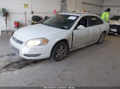 2014 CHEVROLET IMPALA LIMITED LT White  Gasoline 2G1WB5E36E1124573 photo #3