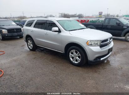 2012 DODGE DURANGO CREW White  Flexible Fuel 1C4RDJDG2CC322098 photo #1