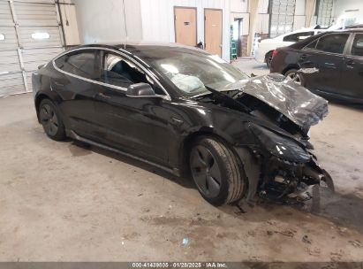 2018 TESLA MODEL 3 LONG RANGE/MID RANGE Black  Electric 5YJ3E1EA0JF156645 photo #1