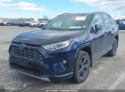 2021 TOYOTA RAV4 HYBRID XSE Dark Blue  Hybrid 4T3E6RFV2MU059676 photo #3