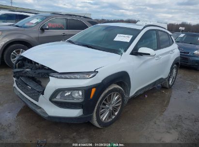 2019 HYUNDAI KONA SEL White  Gasoline KM8K6CAA0KU317736 photo #3