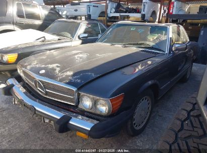 1989 MERCEDES-BENZ 560 SL Black  Gasoline WDBBA48D9KA093505 photo #3