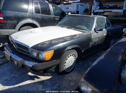 1989 MERCEDES-BENZ 560 SL Black  Gasoline WDBBA48D1KA095197 photo #3