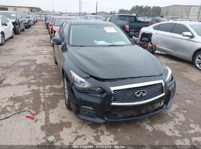 2015 INFINITI Q50 Black  Gasoline JN1BV7AP4FM355966 photo #1