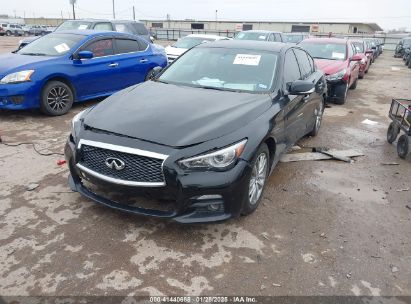 2015 INFINITI Q50 Black  Gasoline JN1BV7AP4FM355966 photo #3