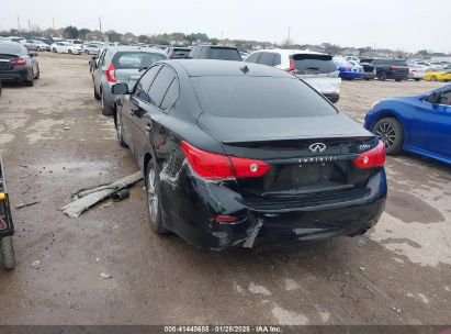 2015 INFINITI Q50 Black  Gasoline JN1BV7AP4FM355966 photo #4