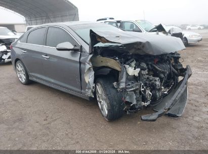 2018 HYUNDAI SONATA LIMITED Gray  Gasoline 5NPE34AF1JH652136 photo #1