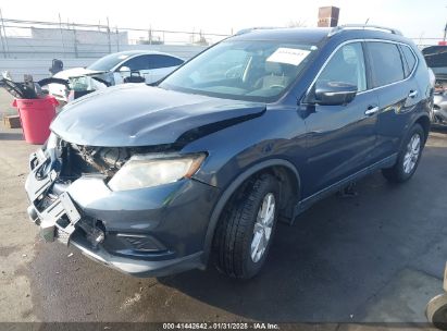 2015 NISSAN ROGUE SV Gray  Gasoline KNMAT2MT5FP572449 photo #3