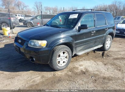 2007 FORD ESCAPE XLT/XLT SPORT Black  Gasoline 1FMYU03147KA52897 photo #3