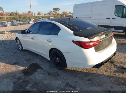 2018 INFINITI Q50 3.0T LUXE White  Gasoline JN1EV7APXJM362748 photo #4