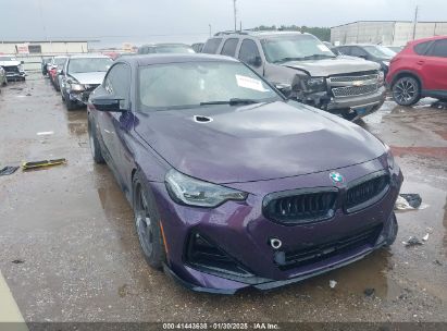 2022 BMW M240 I XDRIVE Purple  Gasoline 3MW53CM03N8C68415 photo #1