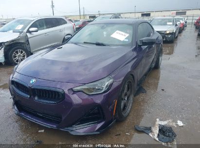 2022 BMW M240 I XDRIVE Purple  Gasoline 3MW53CM03N8C68415 photo #3