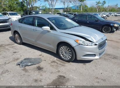 2013 FORD FUSION HYBRID SE Silver  Hybrid 3FA6P0LUXDR375961 photo #1