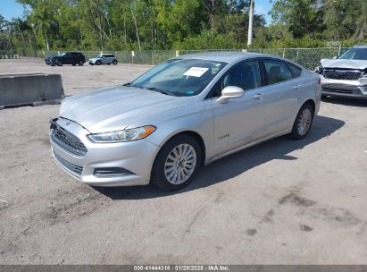 2013 FORD FUSION HYBRID SE Silver  Hybrid 3FA6P0LUXDR375961 photo #3