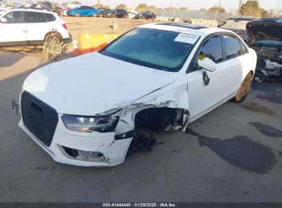 2014 AUDI A4 2.0T PREMIUM White  Flexible Fuel WAUAFAFL2EN024639 photo #3