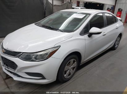 2017 CHEVROLET CRUZE LS AUTO White  Gasoline 1G1BC5SM2H7255970 photo #3